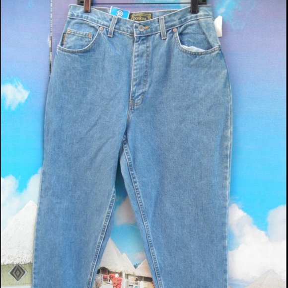 BONJOUR Jeans New Vintage Bonjour Blue Denim Jeanssize6 Average Med